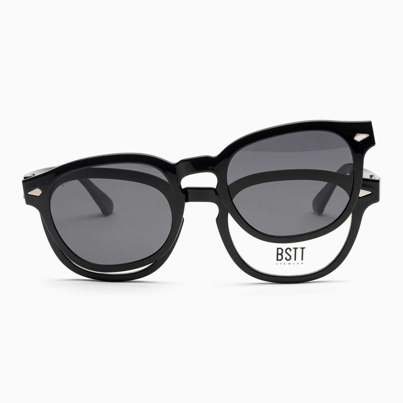 Occhiale da Vista Unisex Bstt Big Panda Nero Clip-On